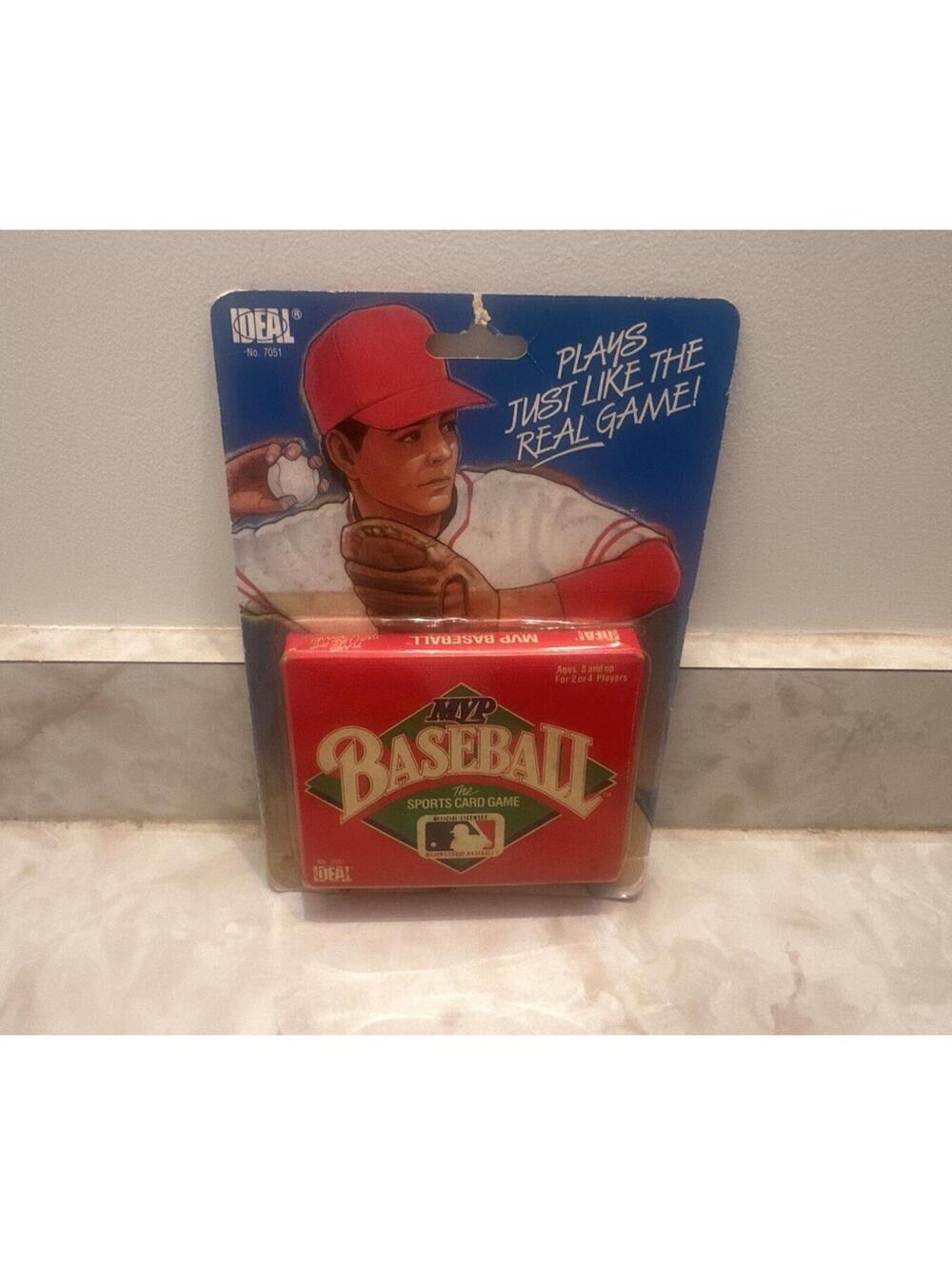 Vintage MLB 1989 Ideal MVP Baseball Sports Card Game New Factory SEALED